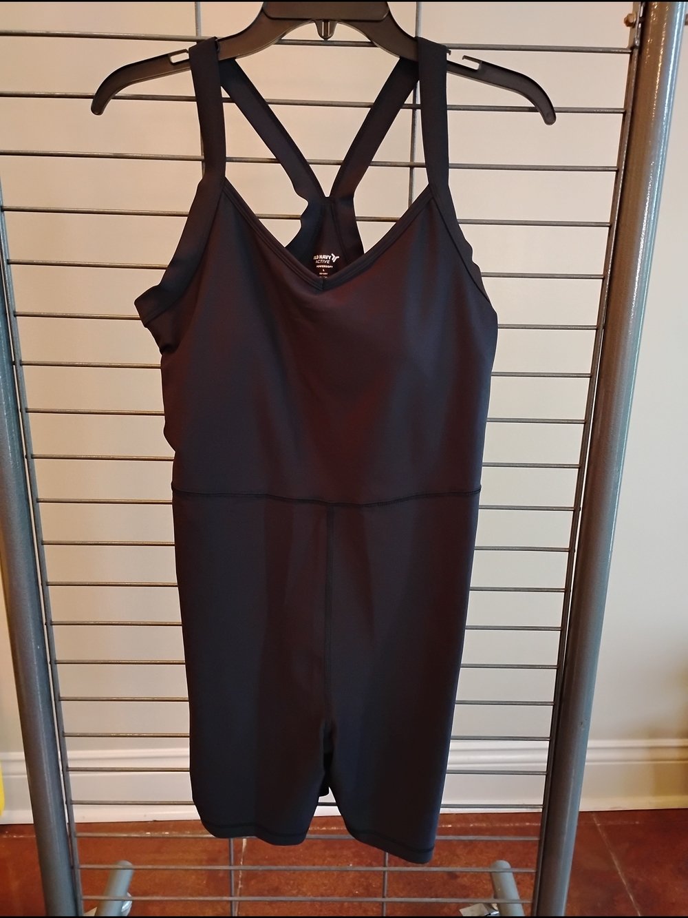 Old Navy Black Active Powersoft Romper